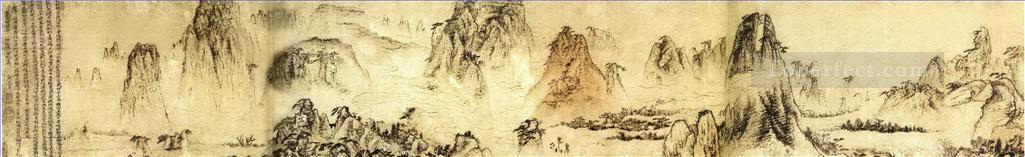 Shitao huangshan traditional Chinese Oil Paintings